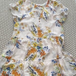 parker floral mini dress